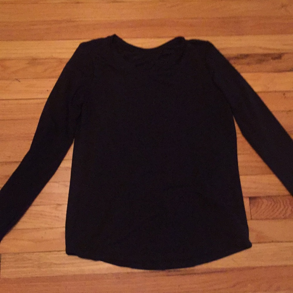 Open back running top size m black,